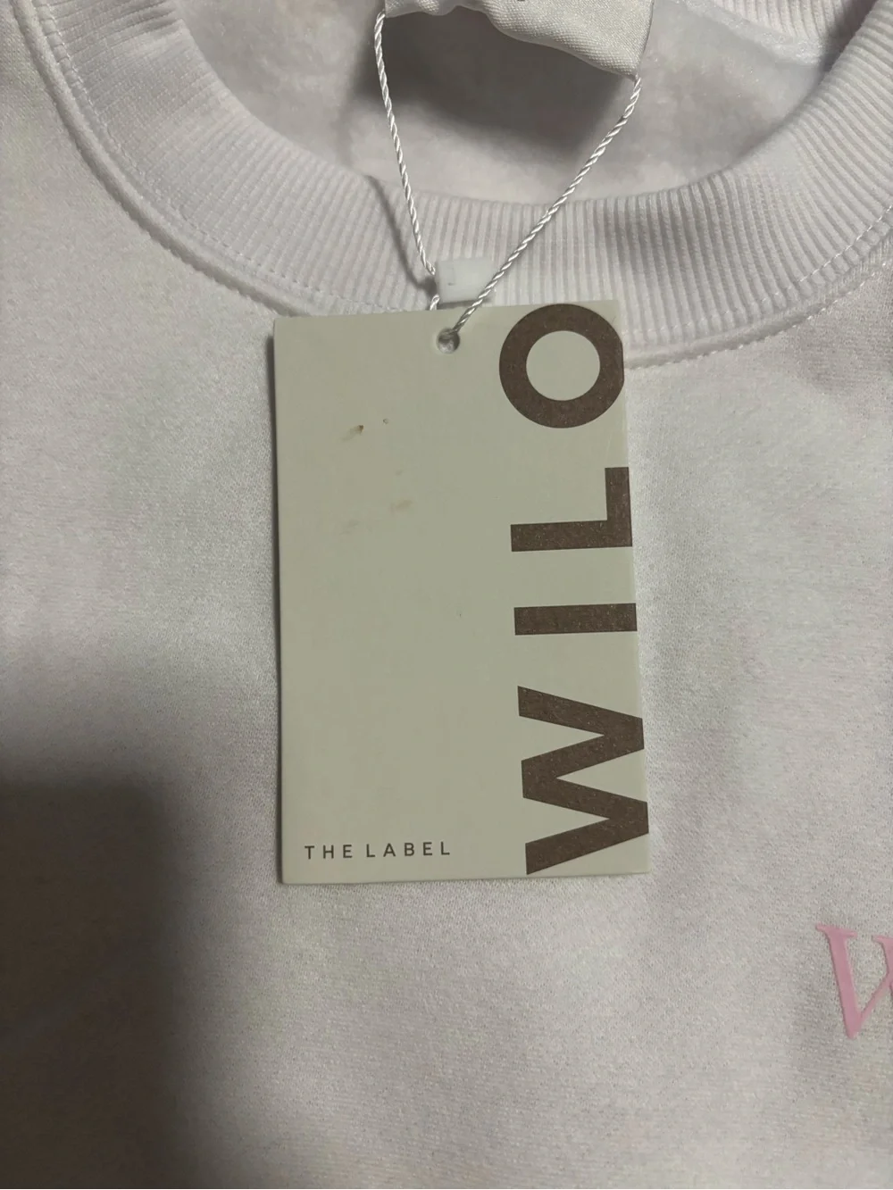 Wilo White Crewneck Sweatshirt